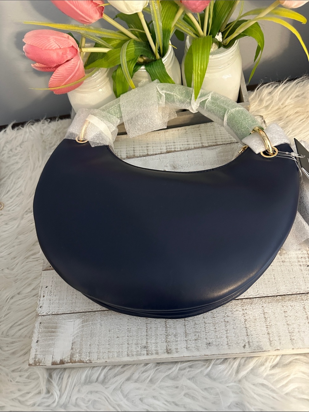 Nwt Kate spade floral appliqué expo top handle bag - Picture 8 of 10